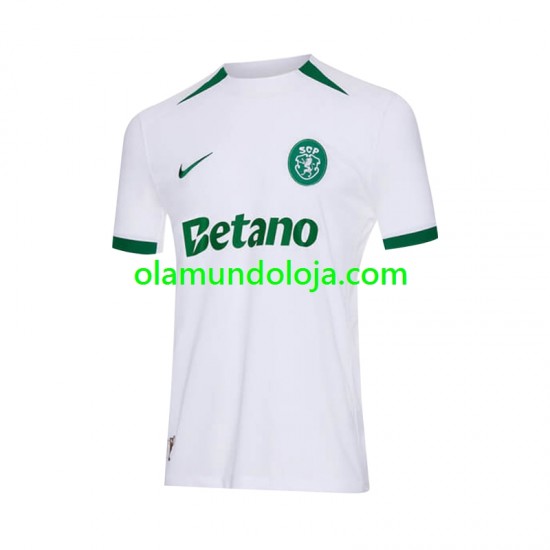 Camisola Sporting CP Homem Equipamento Segundo 2024-2025 Manga Curta